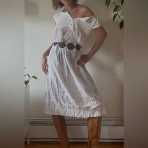 Elegant White Off-Shoulder Dress